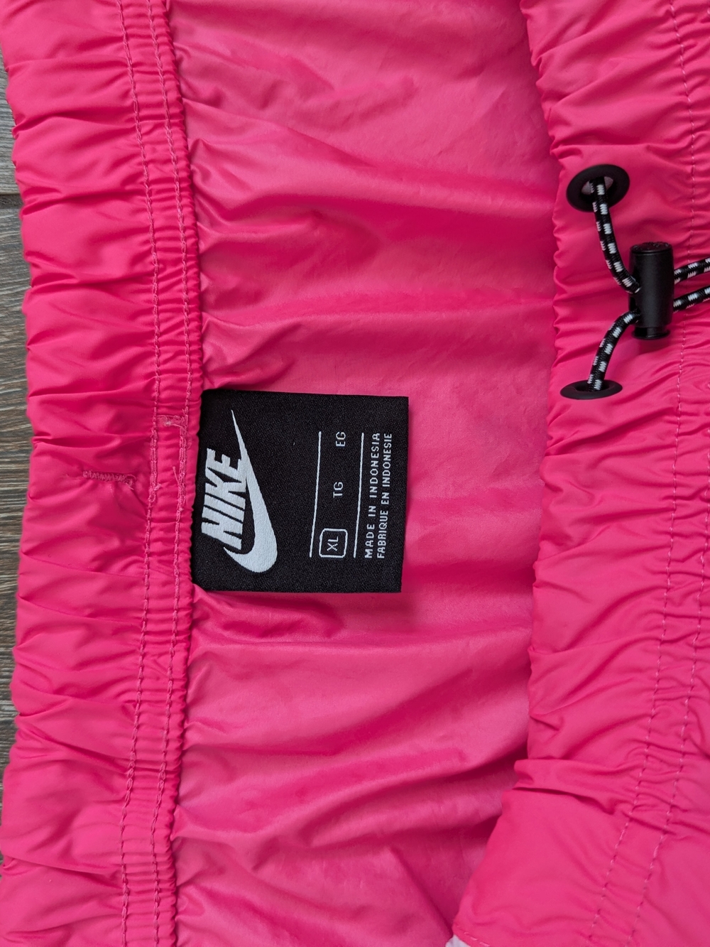 Nike Icon Clash Pink Colorblock Skirt Drawstring Size XL Tennis Pickleball - Picture 7 of 12